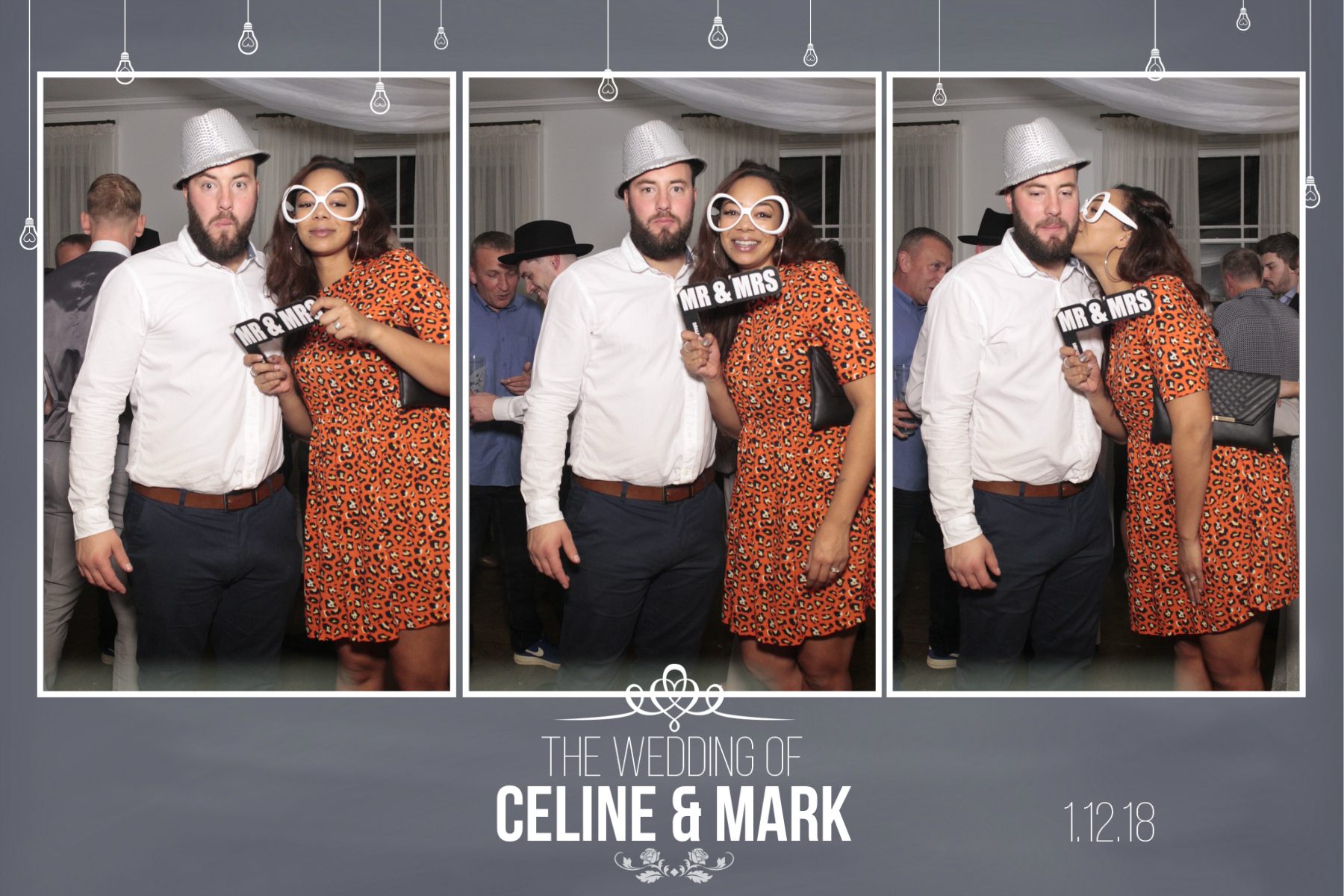 Mark and Celine's Wedding | View more photos from the event at gallery.myphotoboothexperience.co.uk/u/MyPhotoBoothExperienceLtd/Mark-and-Celines-Wedding